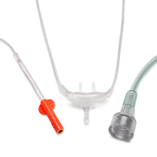 Adv Pediatric Oral/Nasal CO2 Sampling Line w O2 Tubing Short Term Long